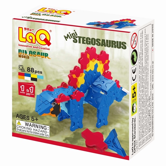 LaQ Mini Stegosaurus ลาคิว ชุดไดโนเสาร์ มินิ สเตโกซอรัส กล่องสีน้ำเงิน