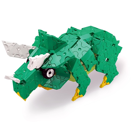 ไทรเซอราท๊อปส์ สีเขียว ไดโนเสาร์ ลาคิว LaQ Triceratops 