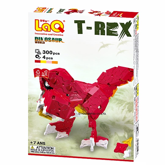 LaQ Dinosaure World T-Rex ไดโนเสาร์ ลาคิว ทีเร็กซ์ กล่องสีแดง