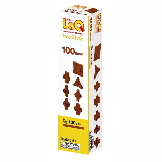 LaQ Free Style 100 Brown box Ҥ ͧչӵ