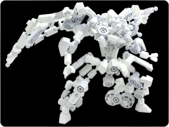 White Robot Asoblock 301W Freestyle หุ่นยนต์ สีขาว อโซบล็อค