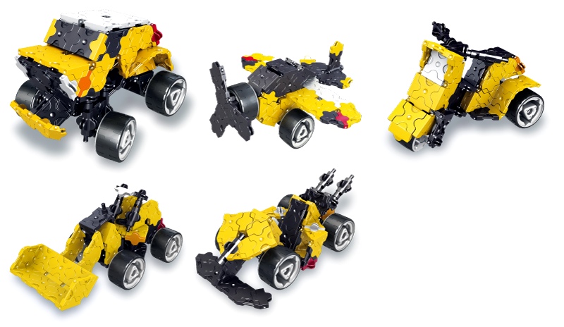 โมเดลยานยนต์แบบต่างๆ ที่สามารถสร้างได้ของชุดตัวต่อลาคิว LaQ Monster Truck
