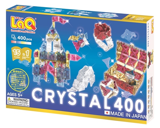 LaQ Crystal 400 ลาคิว ชุด คริสตัล 400 ตัวต่อ เสริมพัฒนาการ เสริททักษะ ญี่ปุ่น ฮายาชิเวิลด์