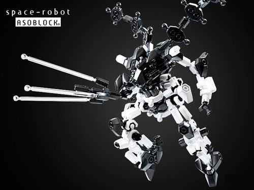 ตัวต่ออโซบล็อค Asoblock Space Robot หุ่นยนต์ อวกาศ ของเล่น เสริมทักษะ จากญี่ปุ่น