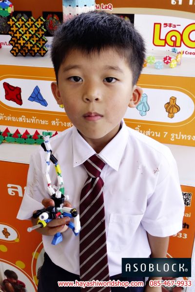 น้องโชว์โมเดลที่ทำจากตัวต่อจิเอโบะ Chieblo ของเล่นเสริมพัฒนาการเด็กจากญี่ปุ่น ช่วยพัฒนาสมอง และกล้ามเนื้อมัดเล้กได้เป็นอย่างดี